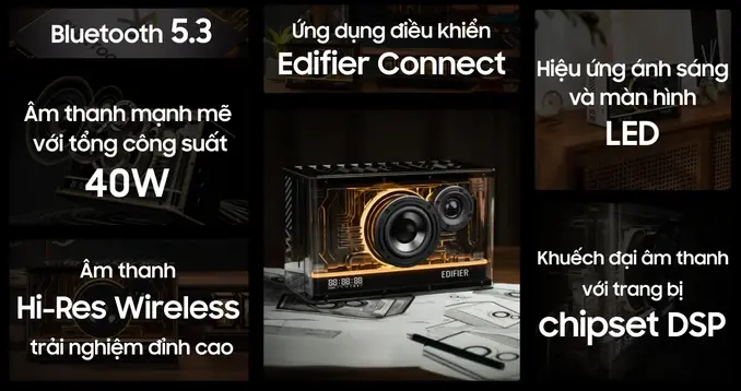 EDIFIER QD35 Bluetooth 5.3 Black